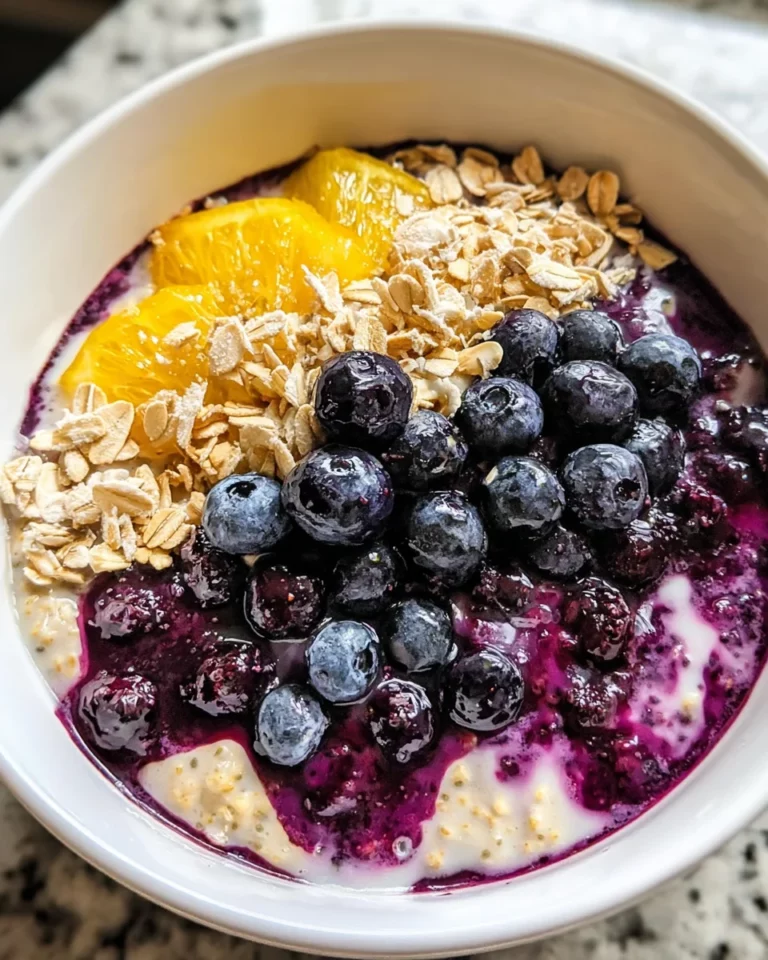 Blueberry Pie Overnight Oats