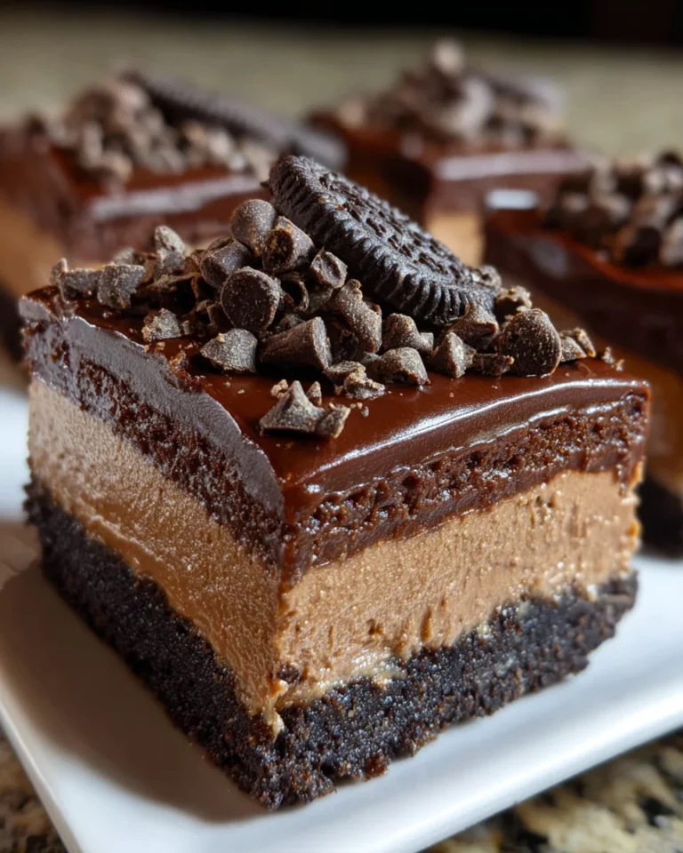 Death By Chocolate Cheesecake Bars