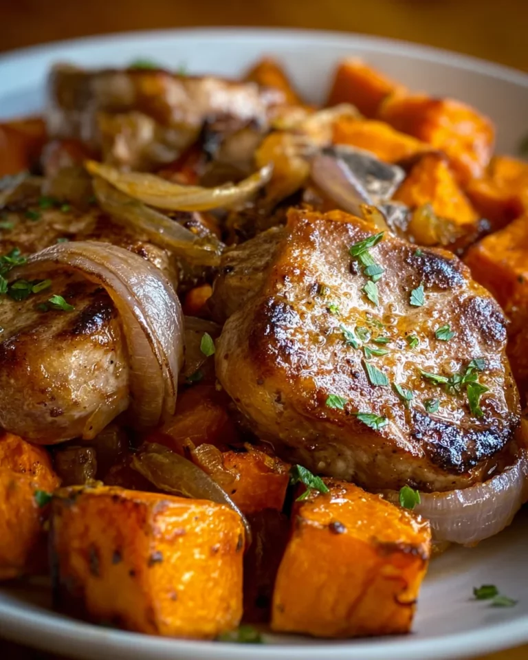 Slow Cooker Pork Chops and Sweet Potatoes