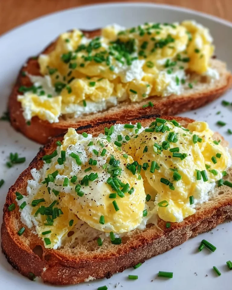 Easy 6-Ingredient Egg and Ricotta Toast