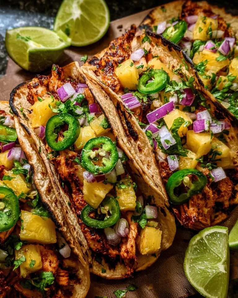 Pineapple Chicken Tacos Fresh