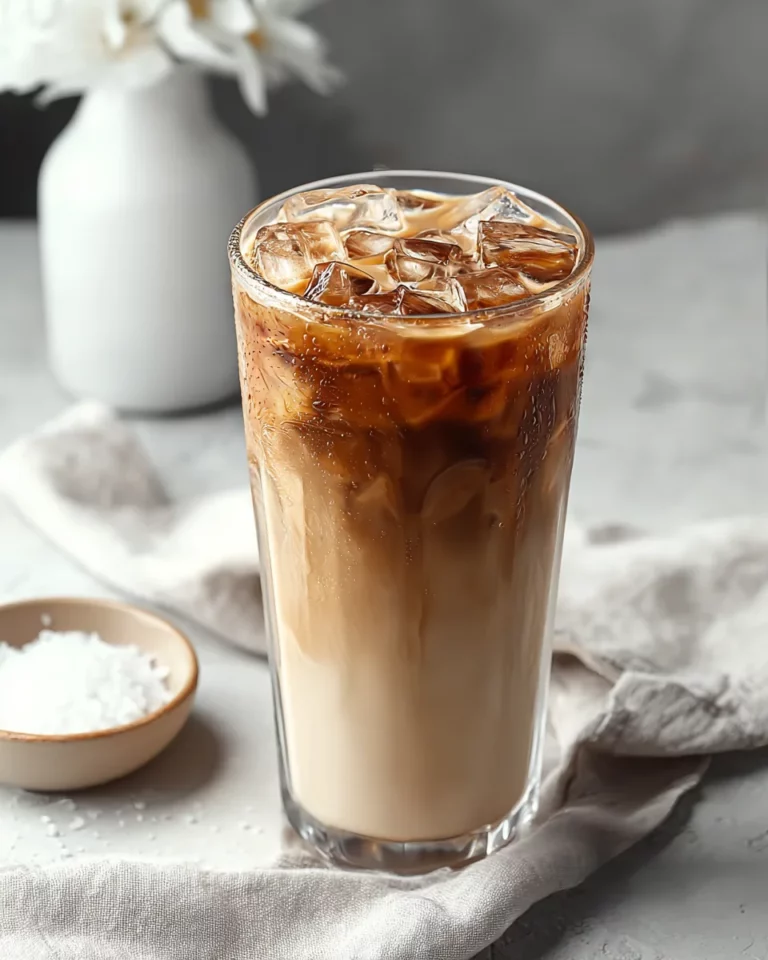 Iced Salted Caramel Latte
