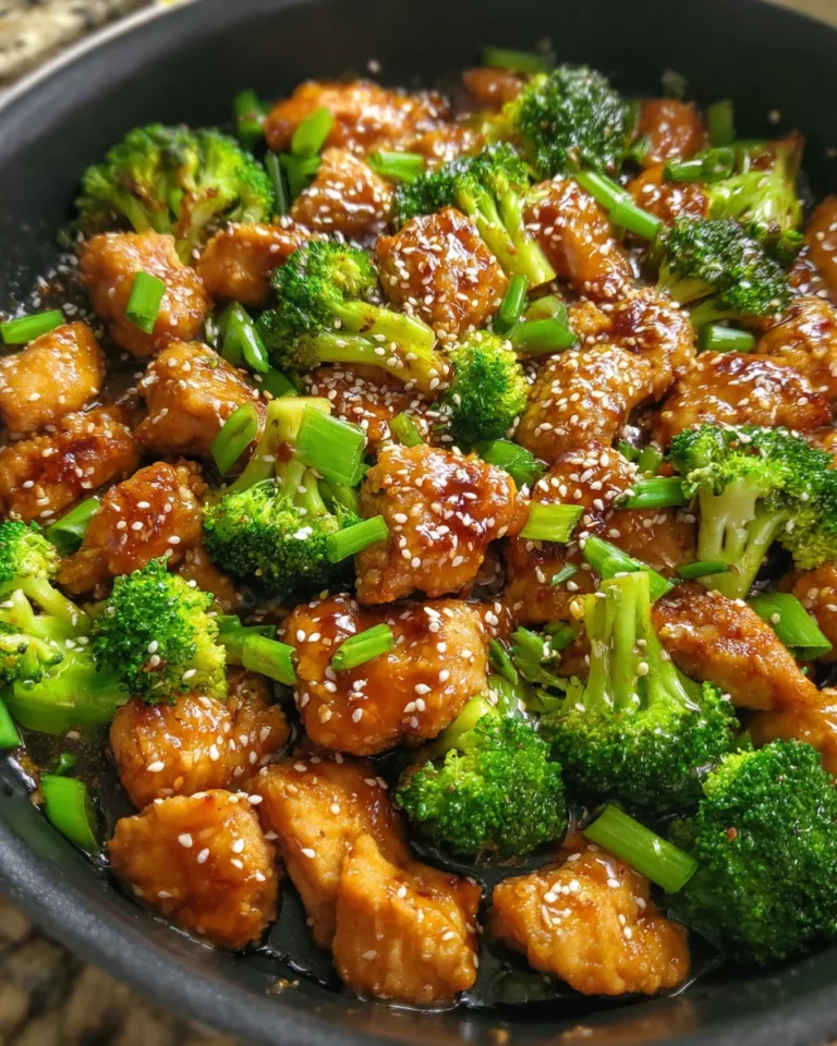 Honey Sesame Chicken and Broccoli
