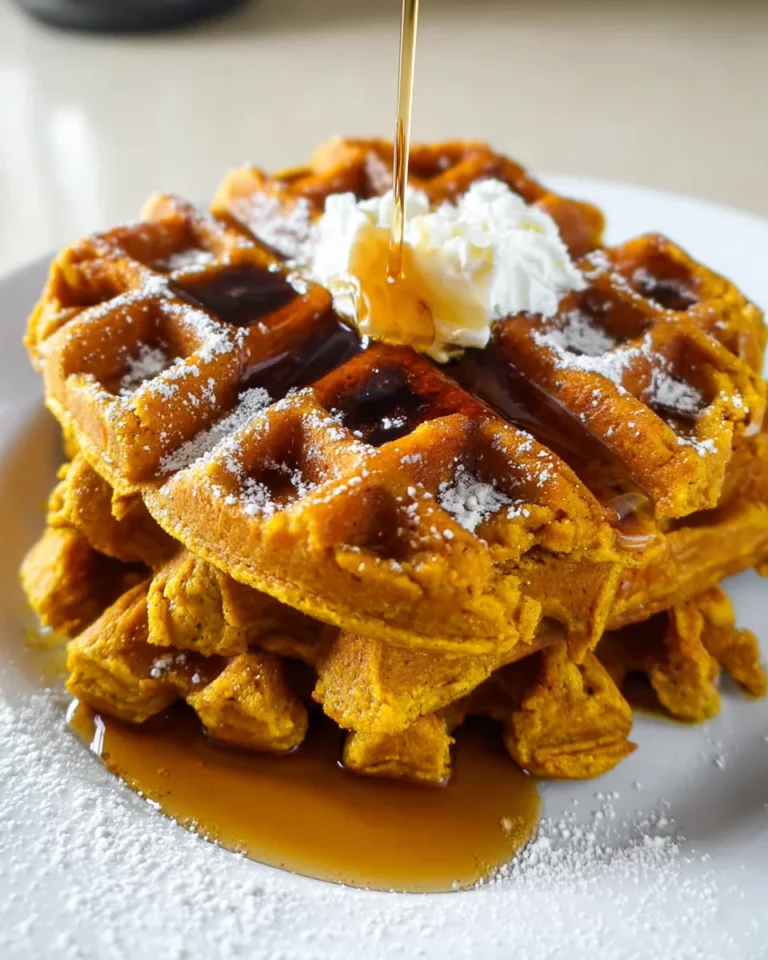 Pumpkin Waffles: Dive into this Flavorful Breakfast Delight!