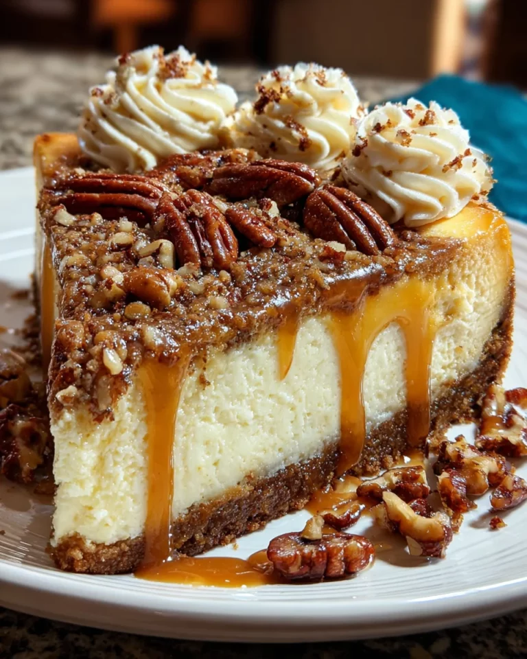 Browned Butter Pecan Cheesecake