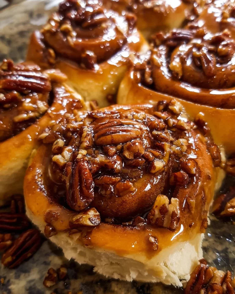 Butter Pecan Cinnamon Buns