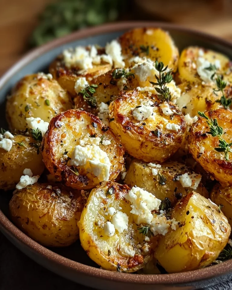 Healthy Baked Feta Potatoes