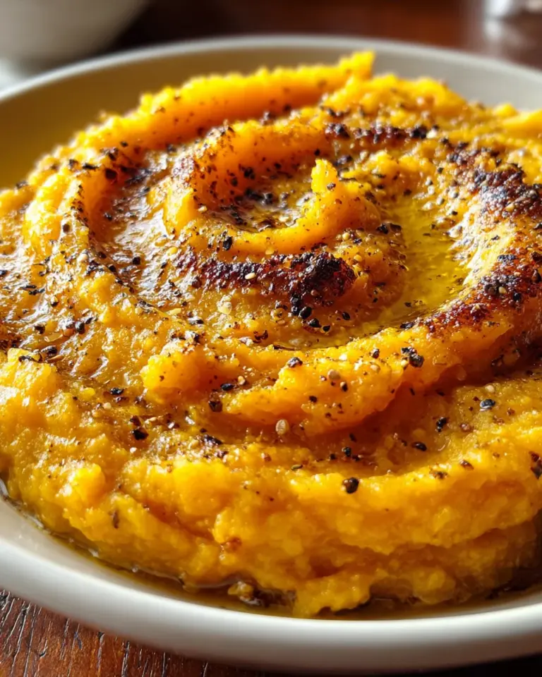 Roasted Garlic Mashed Butternut Squash