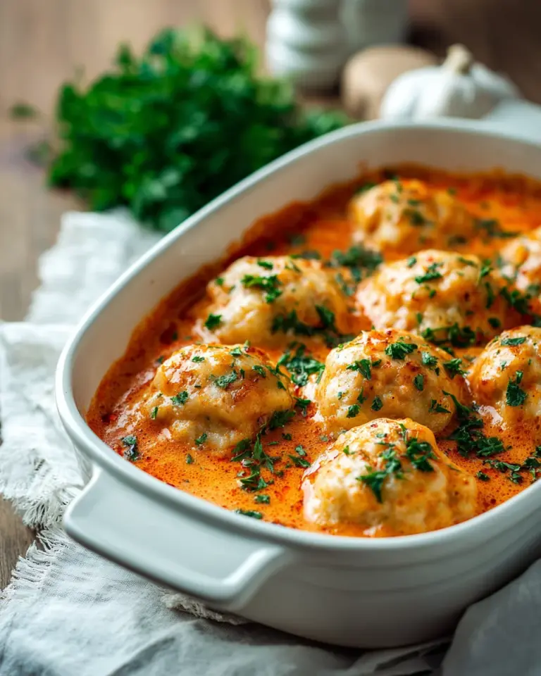 Tomato Soup with Cheddar Bay Dumplings