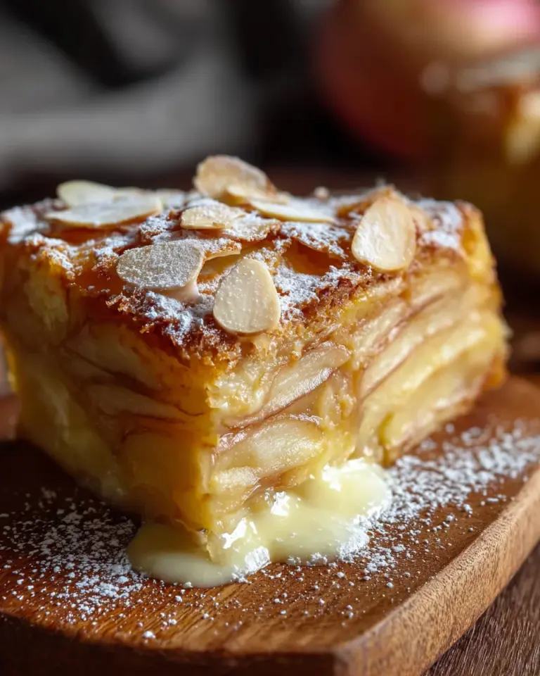 French Apple Invisible Cake: Unlock a Delicious Surprise!
