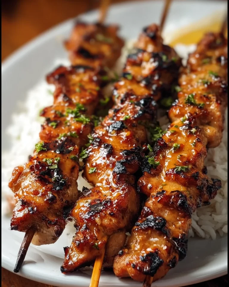 Grilled Thai Coconut Chicken Skewers that Will Delight You!