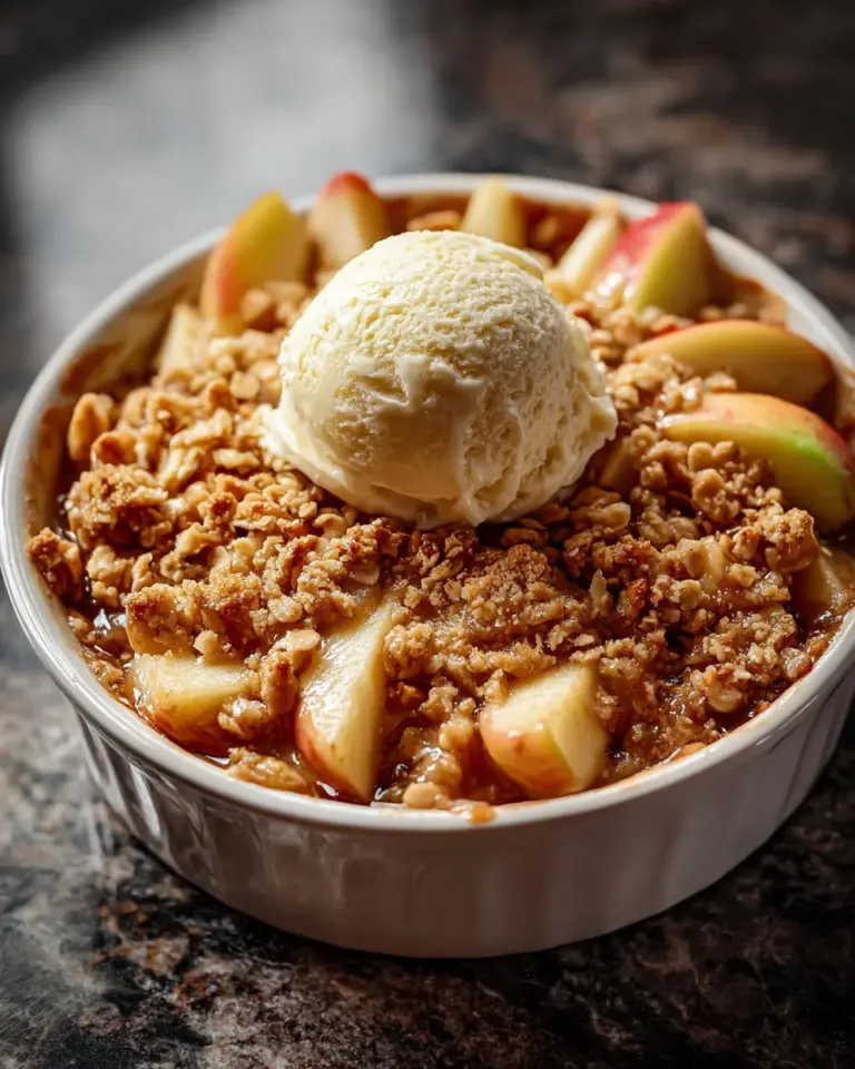 Classic Apple Crumble: Indulge in This Comforting Delight