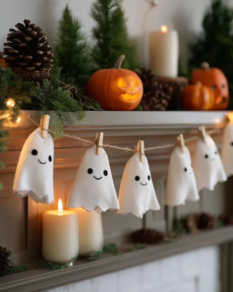 Ghost Garland: Create a Spooky Decor in 20 Minutes!