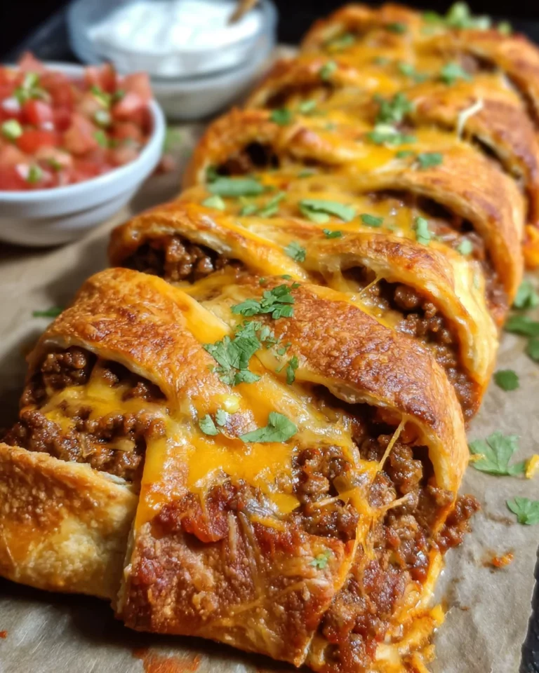 Cheesy Taco Braid Beef: A Delicious Recipe to Try!