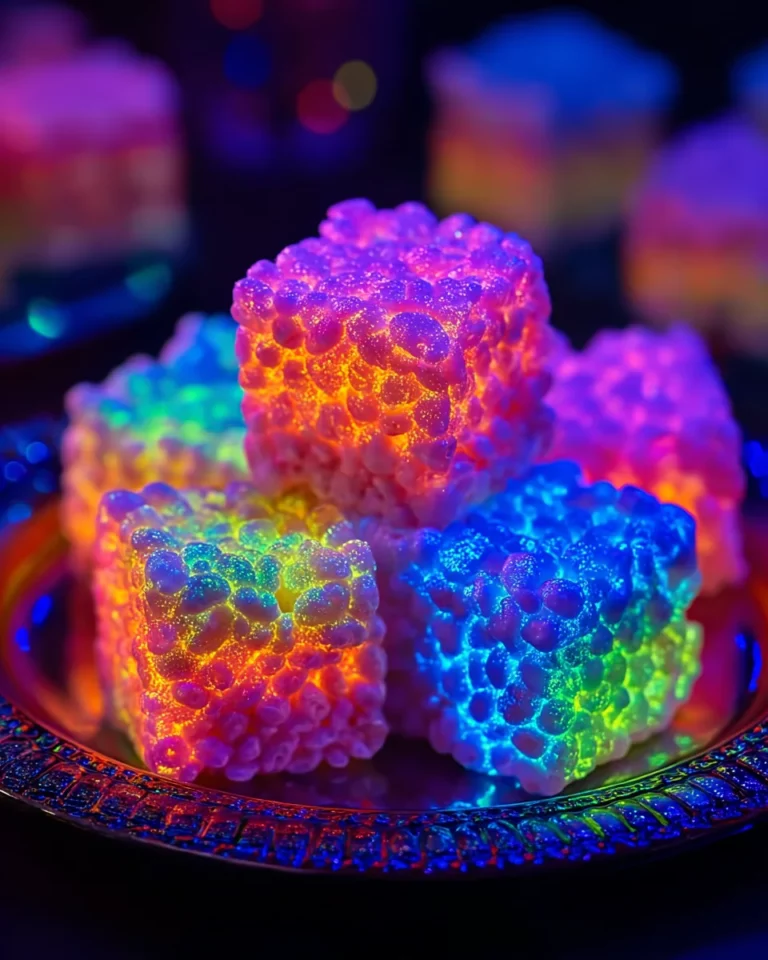 Glow in the Dark Rice Krispies Treats