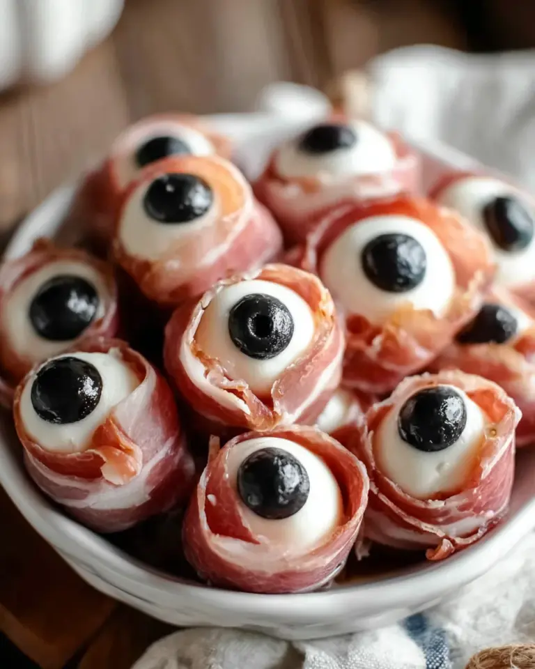 Creepy and Fun Salami Mozzarella Eyeballs for Your Halloween Party Delight!