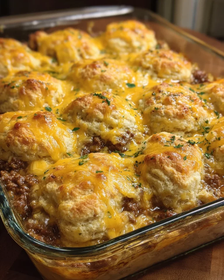 Cheddar Bay Hamburger Casserole: Irresistibly Delicious!