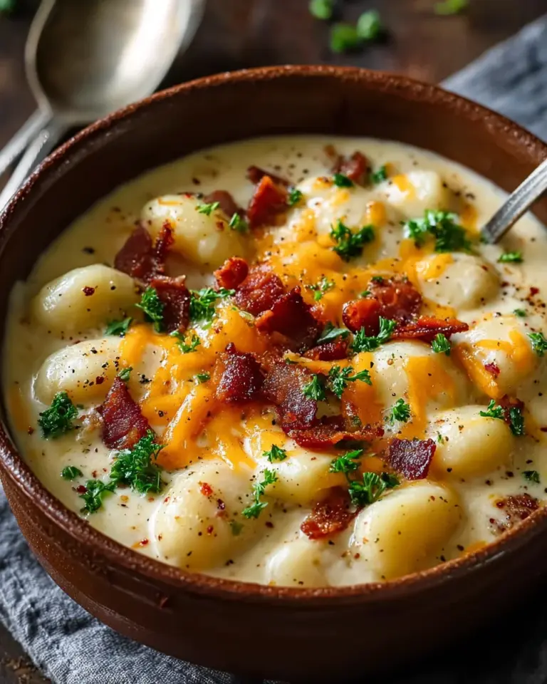 Bacon Cheddar Gnocchi Soup: A Creamy Delight Awaits!