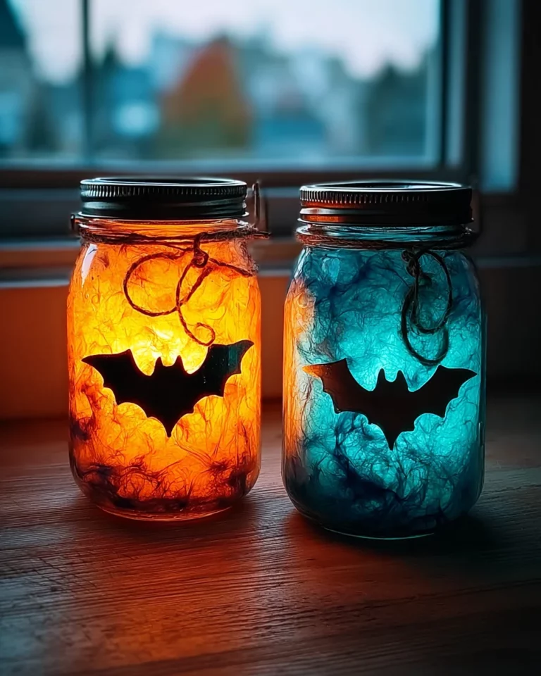 How to Make Spooky Tissue Paper Jars for Halloween Fun