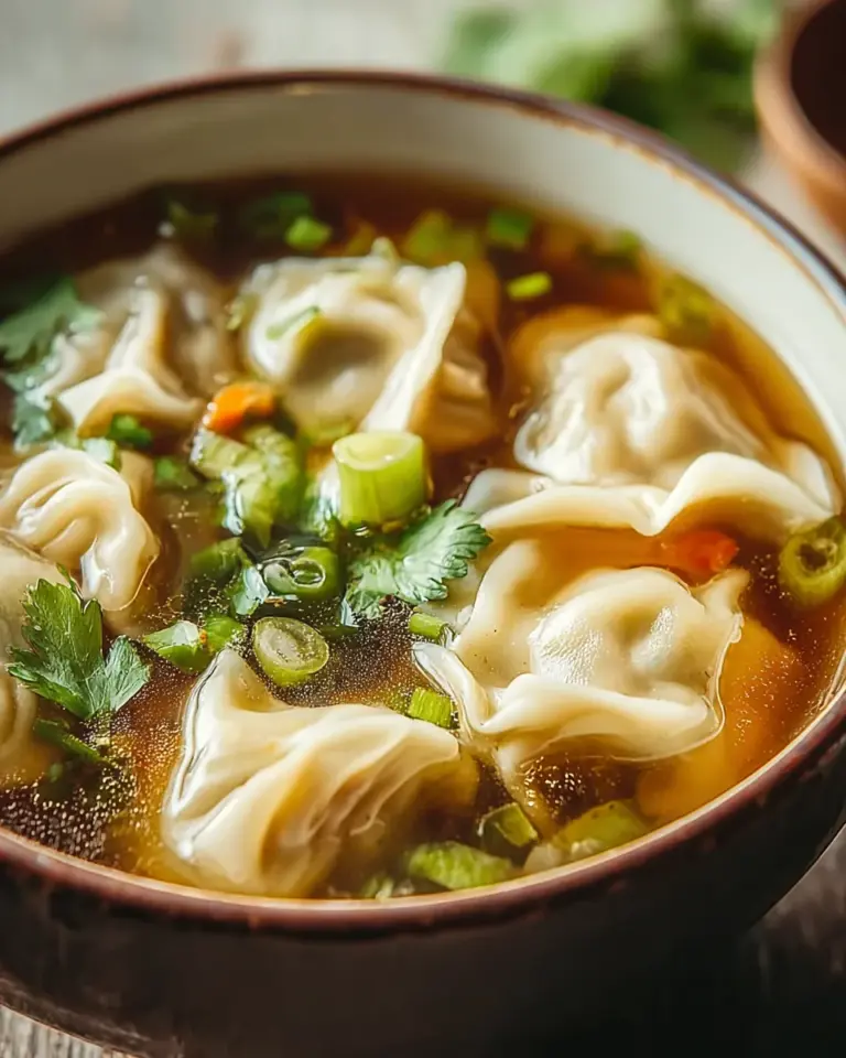 Comforting Potsticker Soup