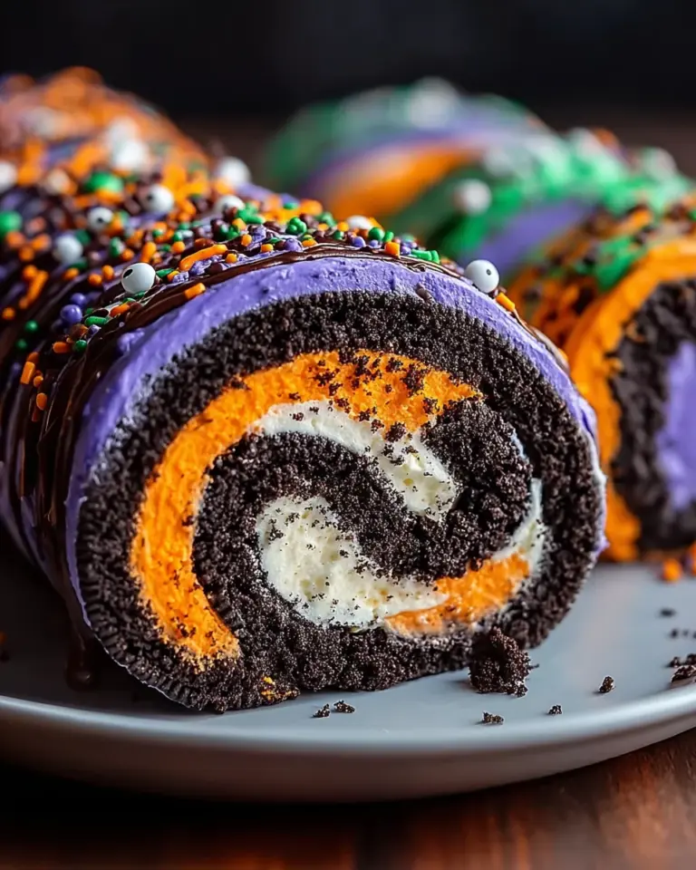Halloween Oreo Roll: This Easy Recipe Will Delight!