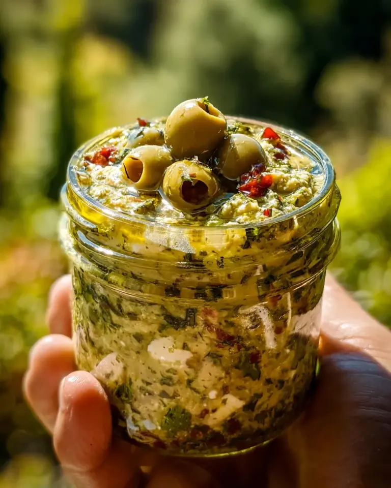 Olive Lovers’ Dream Dip – Creamy Feta & Green Olive Spread