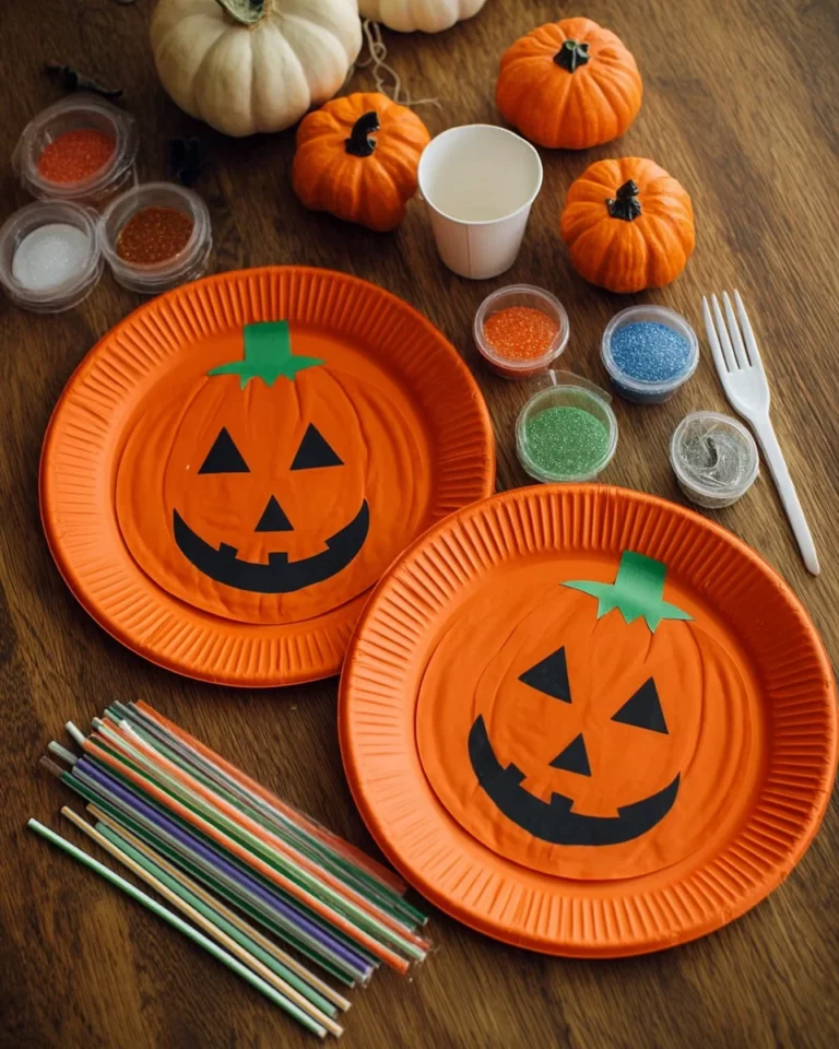 Classic Paper Plate Pumpkins: Fun and Mess-Free Craft!