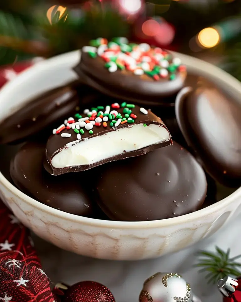 Irresistible Homemade Peppermint Patties