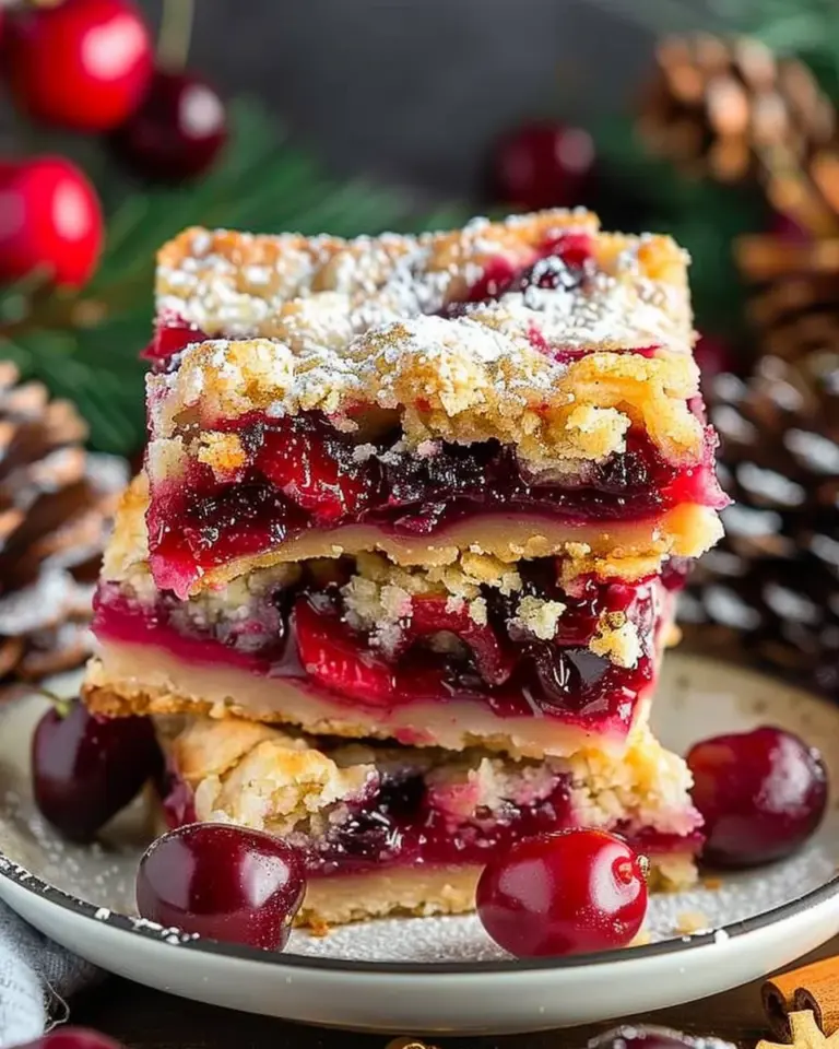 Christmas Cherry Bars