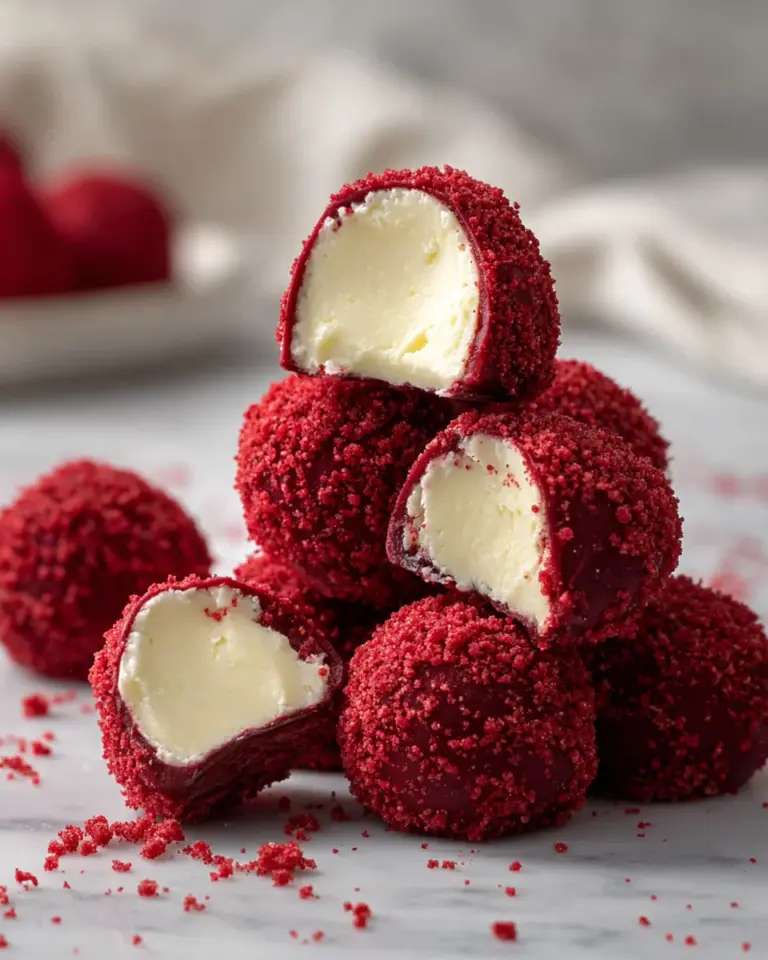 Red Velvet Snowballs