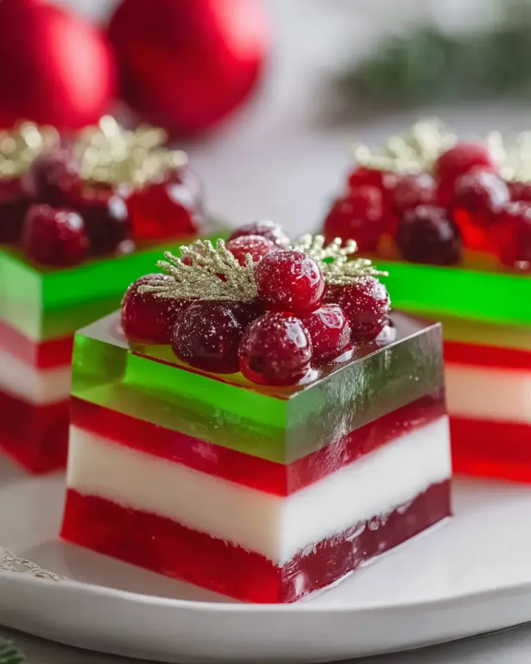 Easy Layered Christmas Jello
