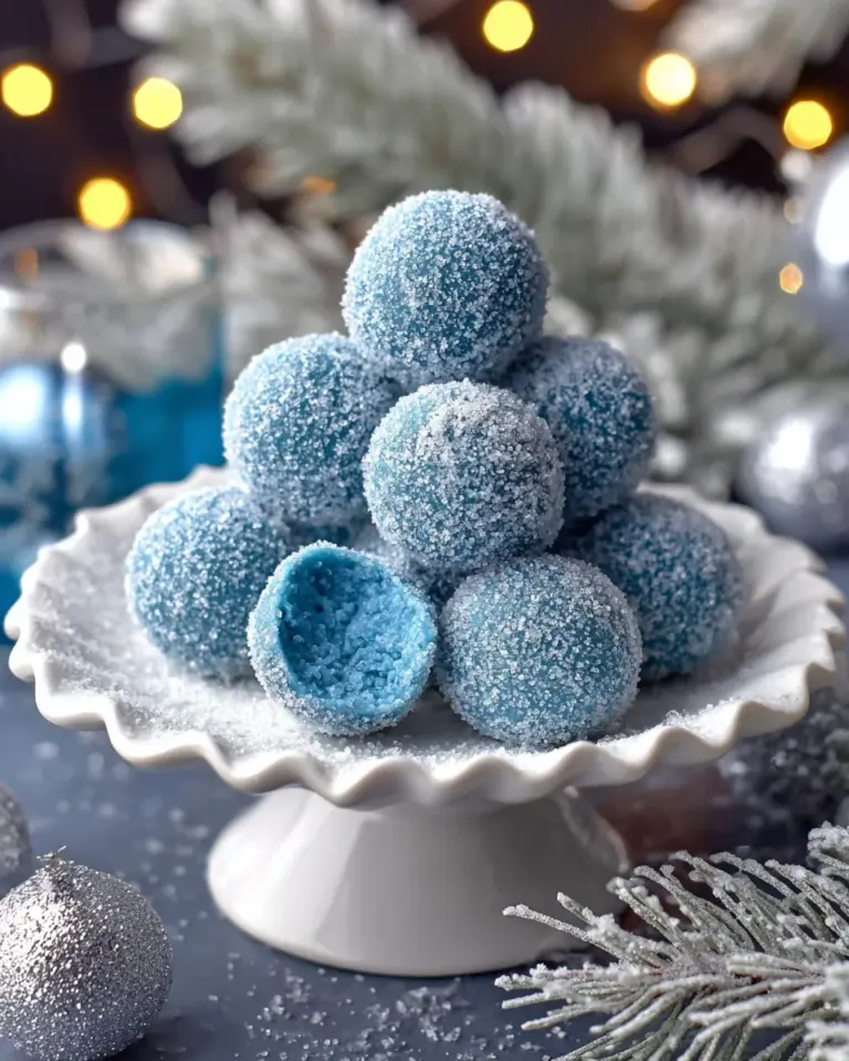 Blue Christmas Truffles