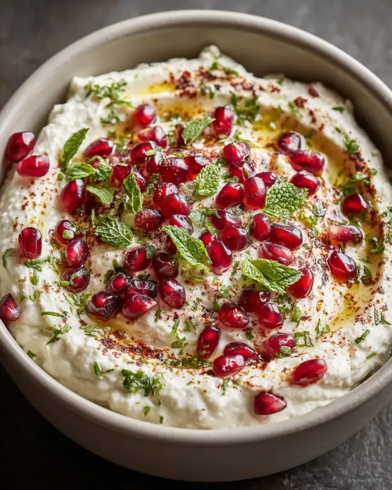 Pomegranate Feta Cheese Dip