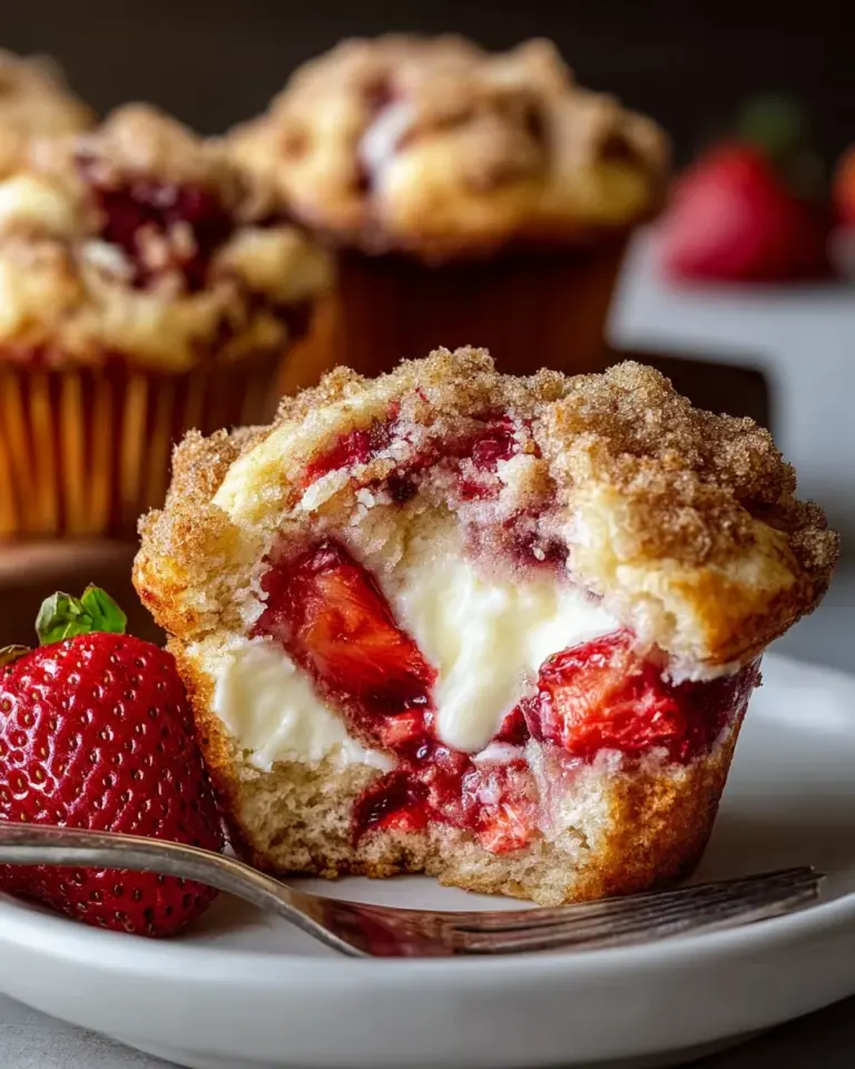 Strawberry Cream Cheese Muffins