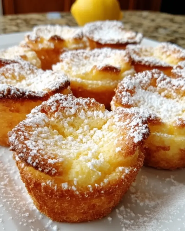 Mini Baby Lemon Impossible Pies are a must-try delight!