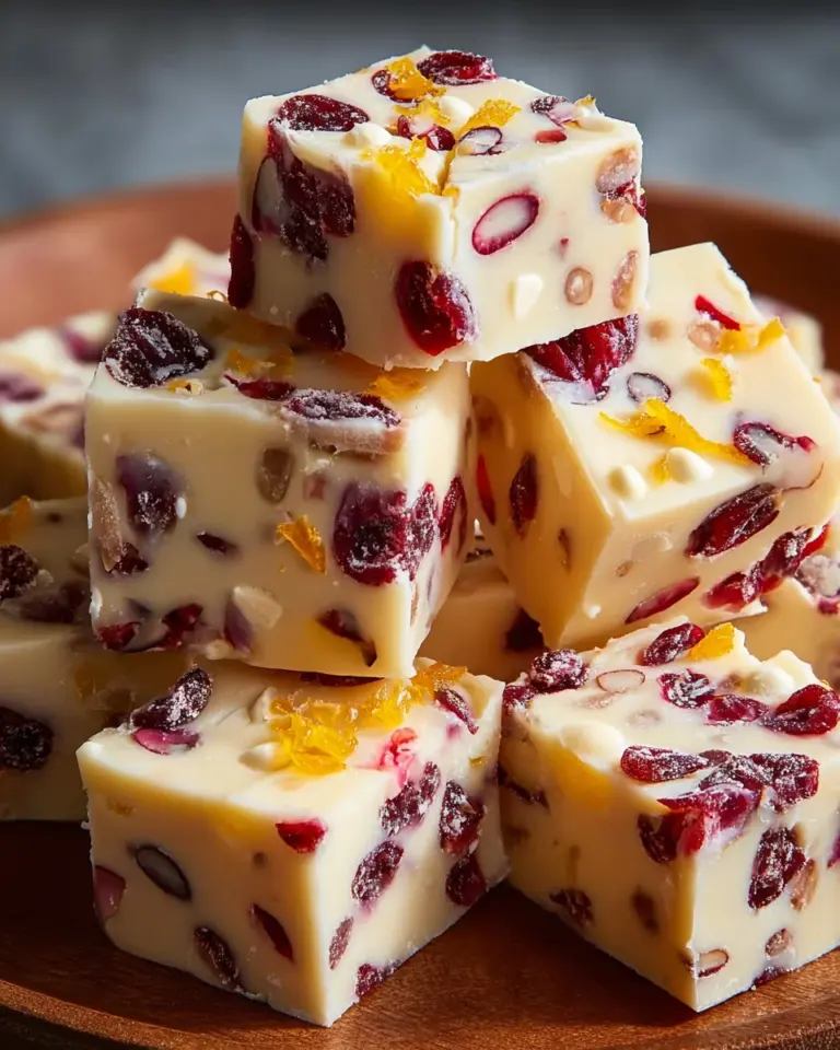 Cranberry Orange Fudge