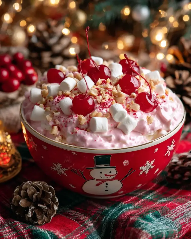 Christmas Cherry Fluff: A Delightful Holiday Treat!