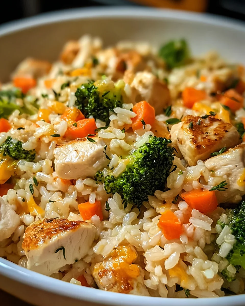 Healthy Chicken and Rice Casserole - Crisp Tastes