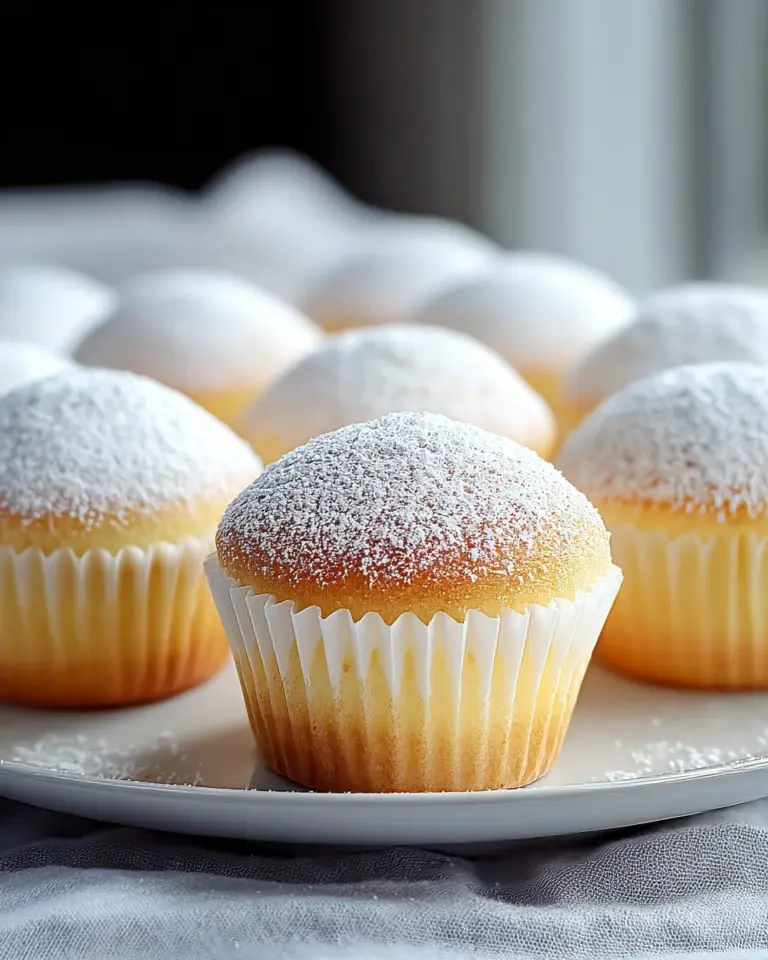 Fluffy Japanese Cotton Cheesecake Cupcakes