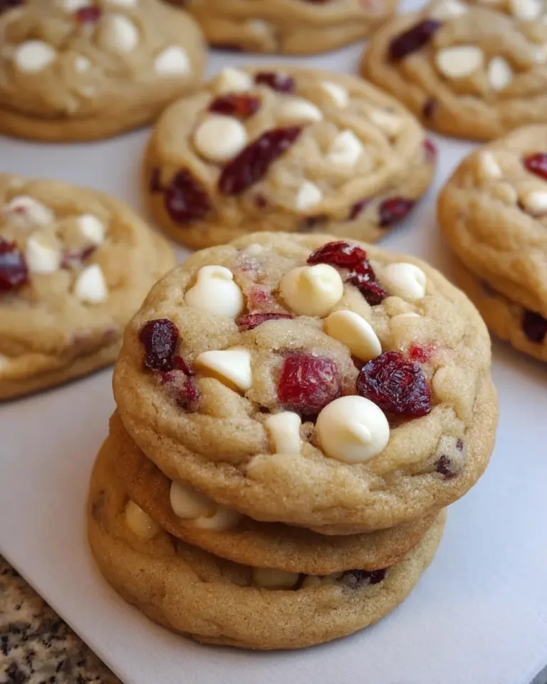 White Chocolate Chip Cranberry Cookies