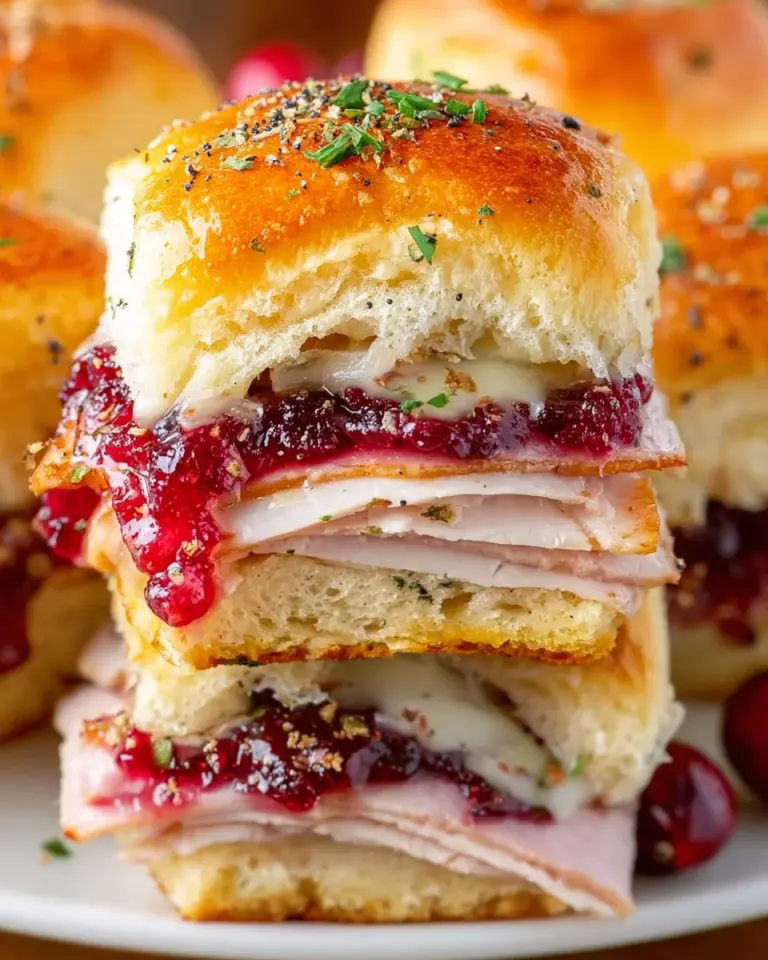 Cranberry Turkey Sliders: A Delicious Holiday Treat!