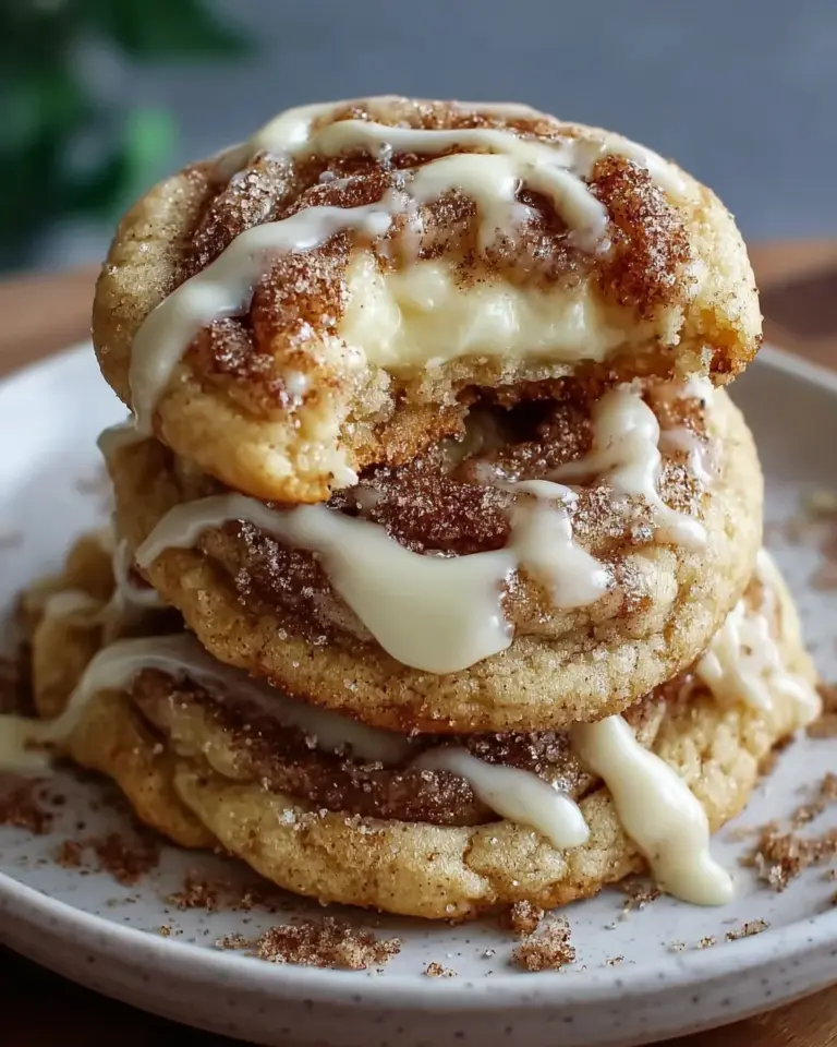 Cinnamon Roll Cheesecake Cookies