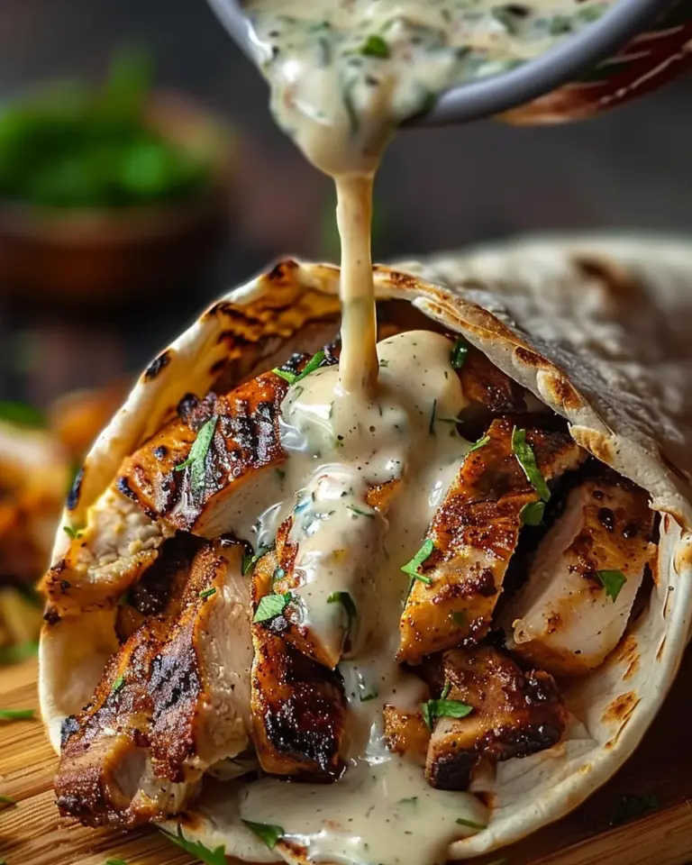 Chicken Shawarma with Garlic Sauce