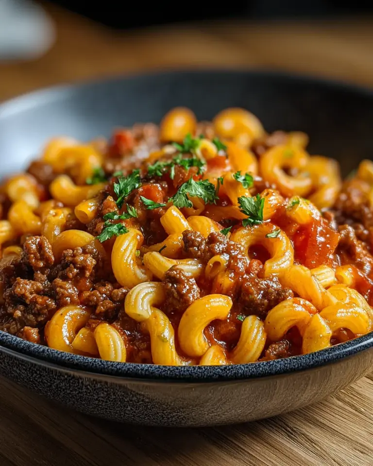 One Pot Beefaroni: Quick & Easy Comfort Food Delight!