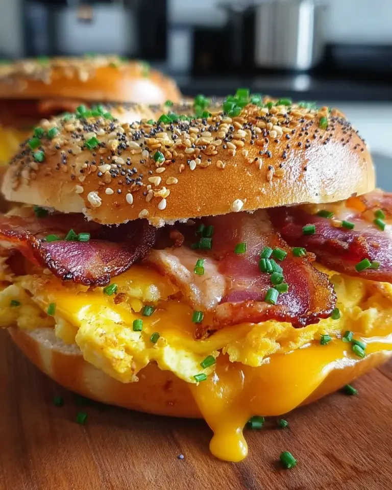 Breakfast Bagel Sandwich: A Delicious Morning Treat!