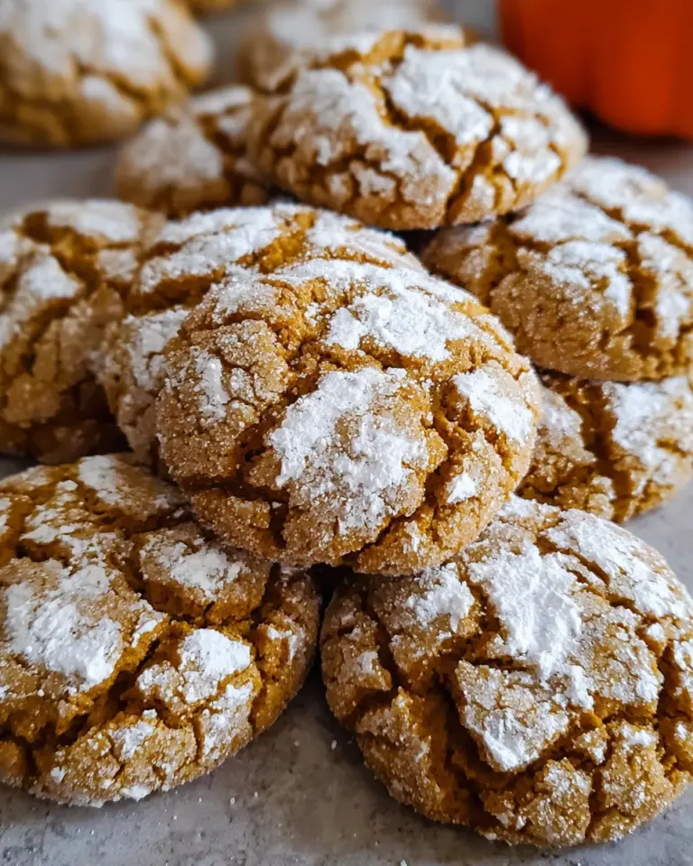 Pumpkin Crinkle Cookies