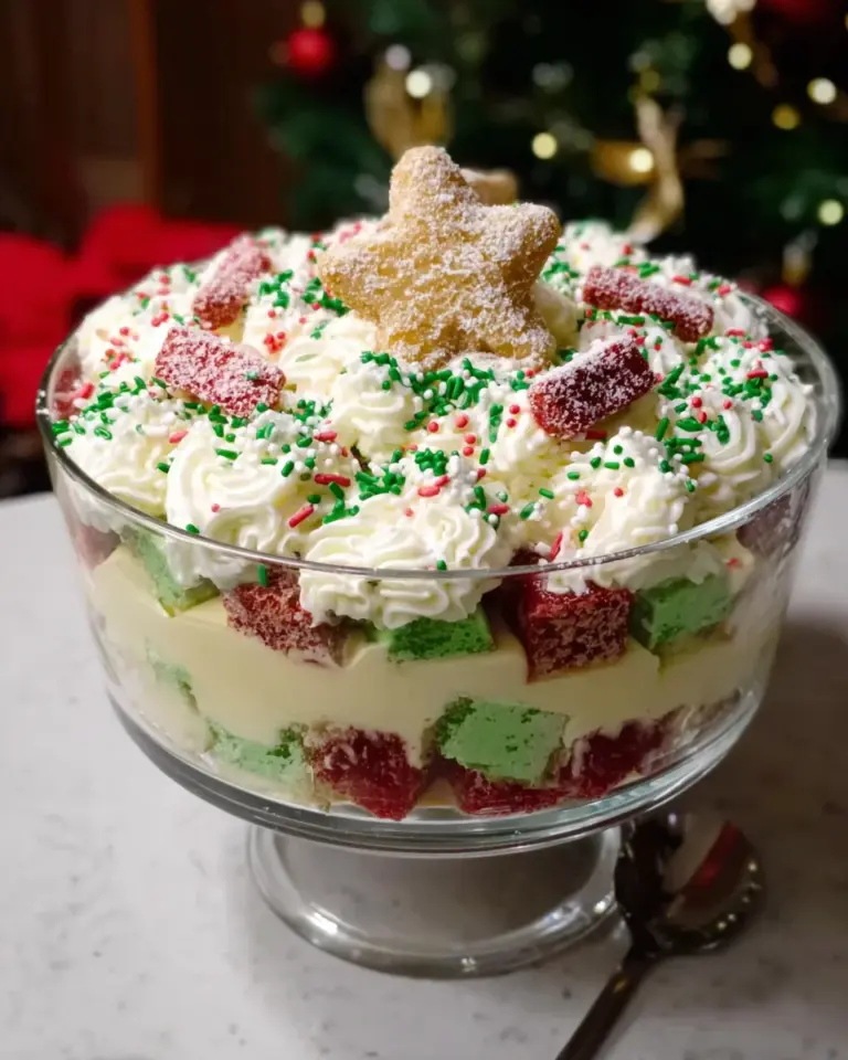 Christmas Tree Cake Trifle