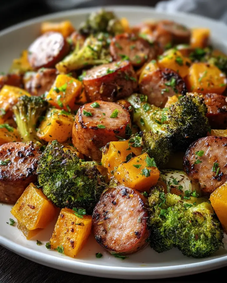 Honey Garlic Sheet Pan Sausage Recipe