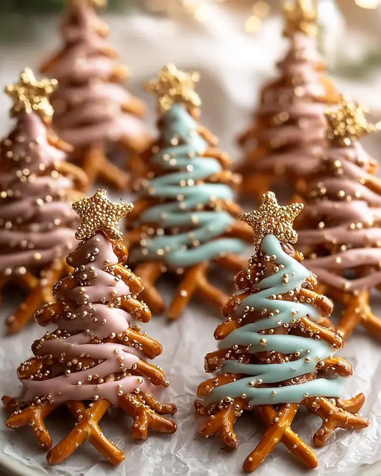 Chocolate Pretzel Trees