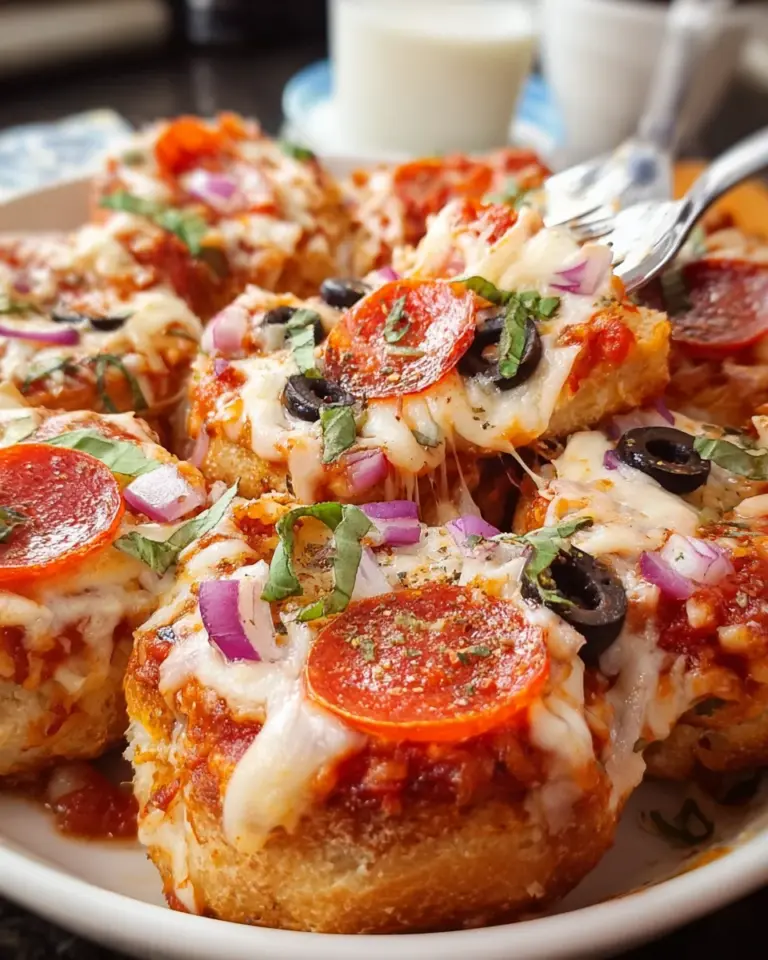 Pizza Bagel Bites Casserole